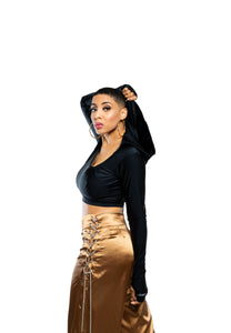 Silky Hip Hop Set - Black Top